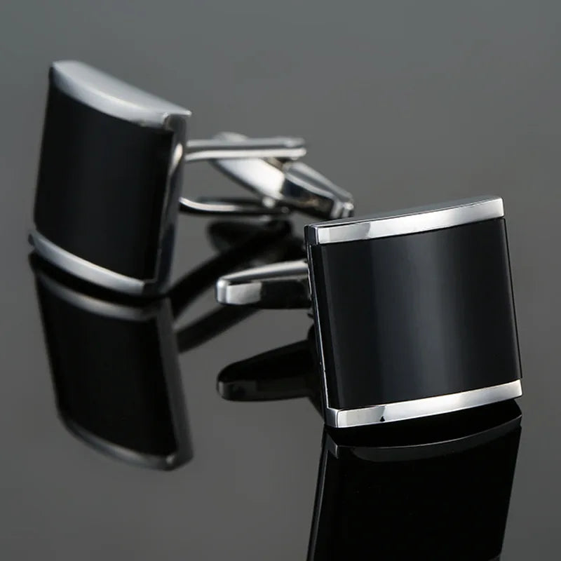 Retro Square Cufflinks | Unisex Luxury Dress Shirt Accessories