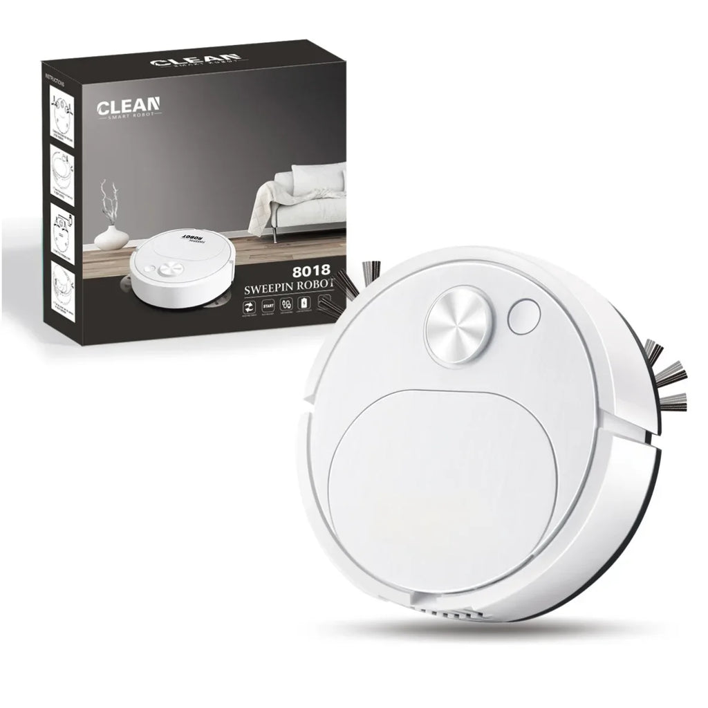 3-in-1 Smart Robot Vacuum Cleaner – Sweep, Mop & Vacuum, 1500Pa Suction, USB Rechargeable