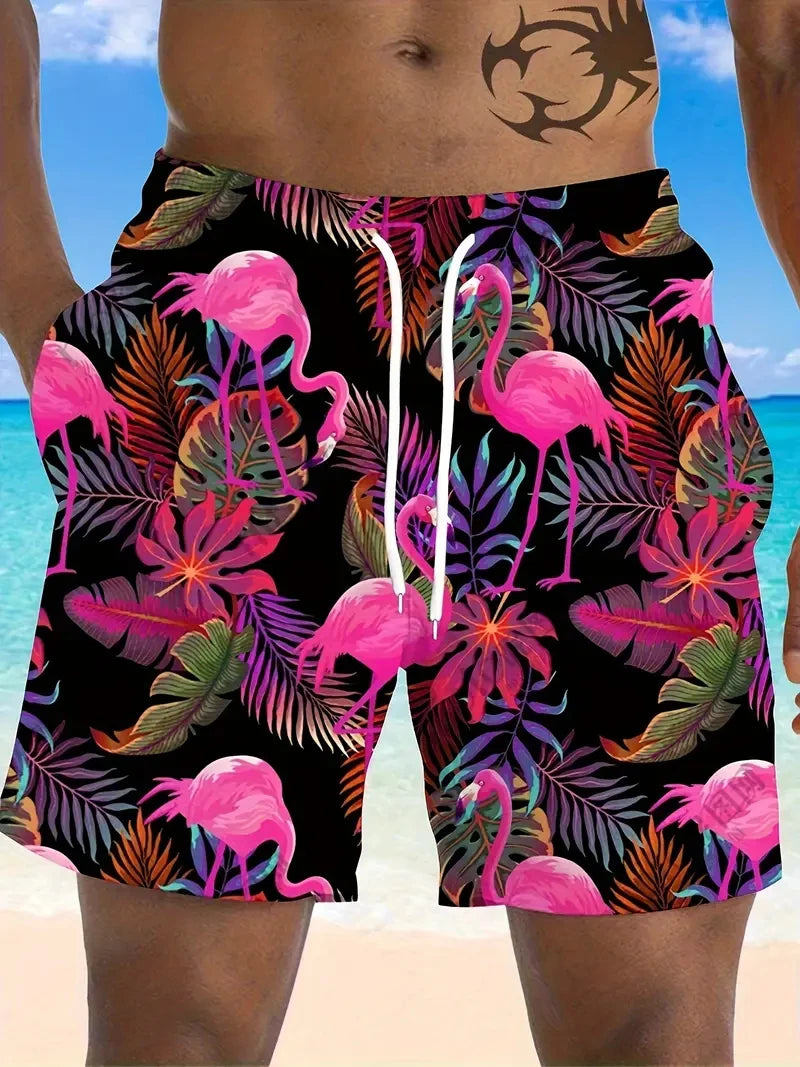 3D Printed Beach Shorts – Quick-Dry Board Shorts for Men & Kids