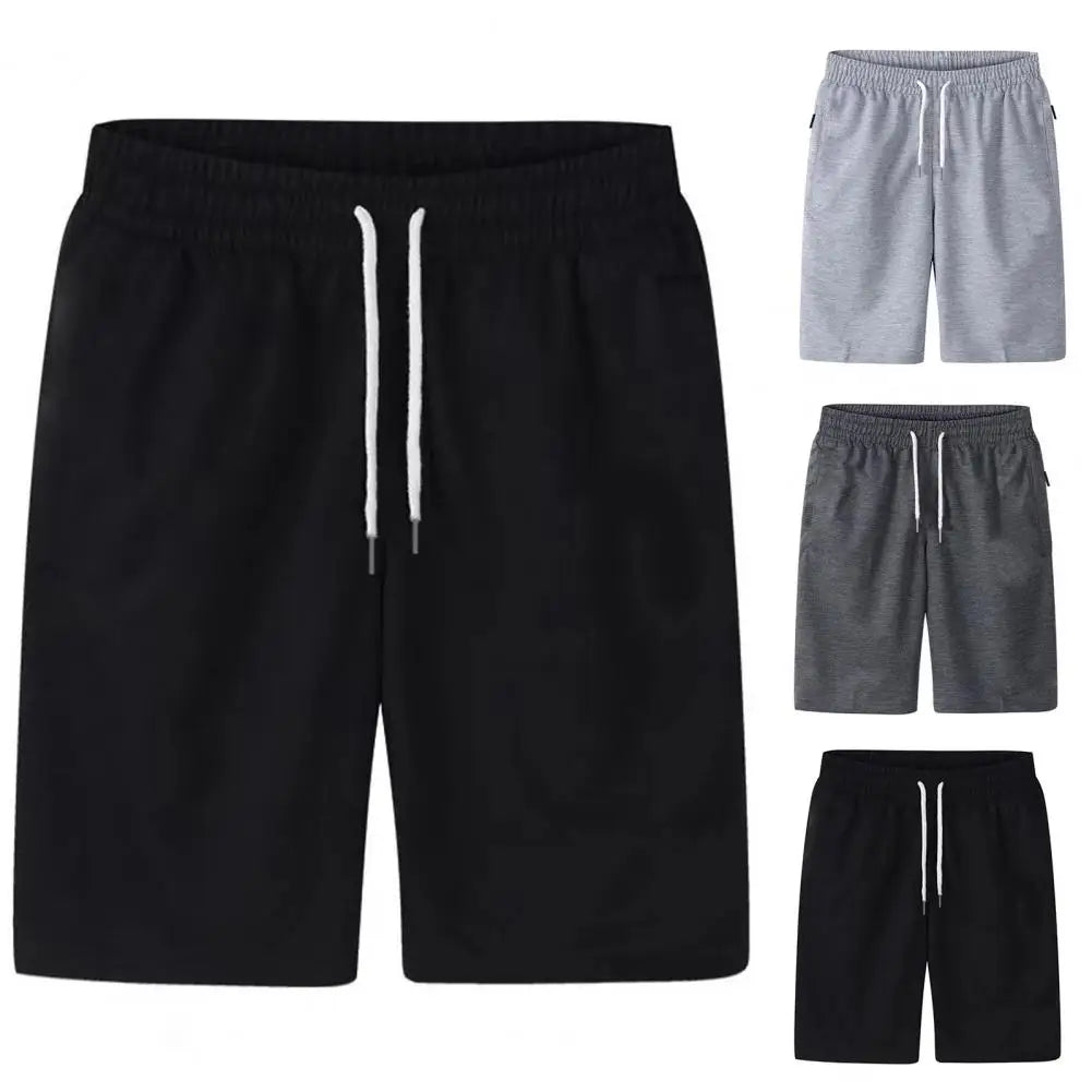 Men's Elastic Waist Cargo Shorts – Lightweight Summer Shorts with Pockets