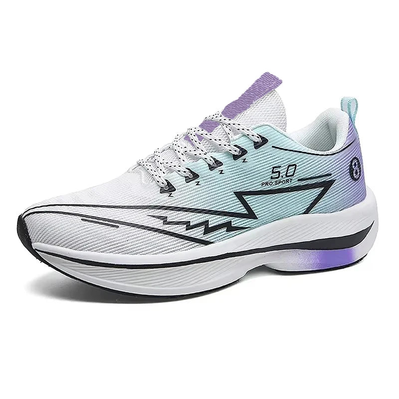 Men's Carbon Plate Running Shoes | Soft Cushion Anti-Slip Unisex Sneakers