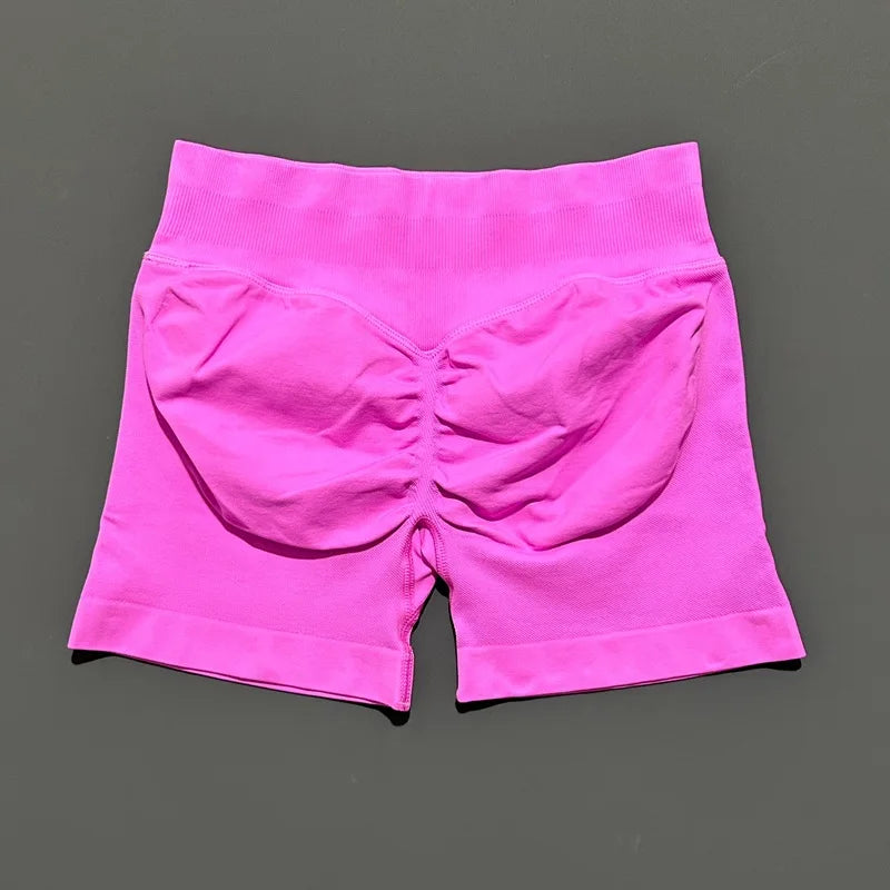 Women's Scrunch Bum Booty Shorts | Seamless Butt-Lifting Gym Yoga Legging Shorts XS-L