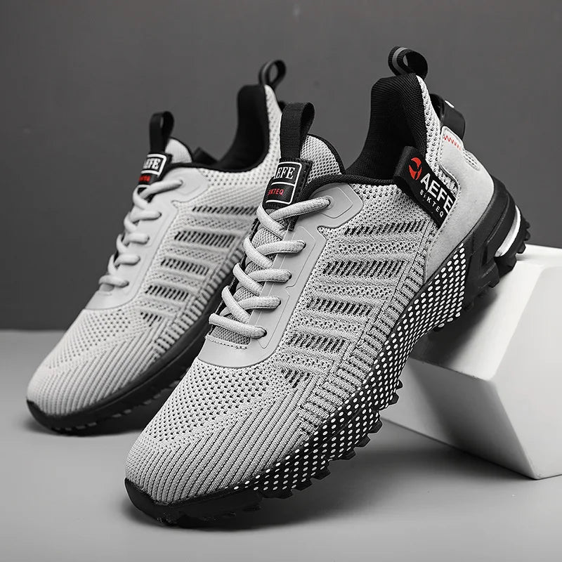 Men's Breathable Mesh Running Shoes | Lightweight Outdoor Athletic Sneakers