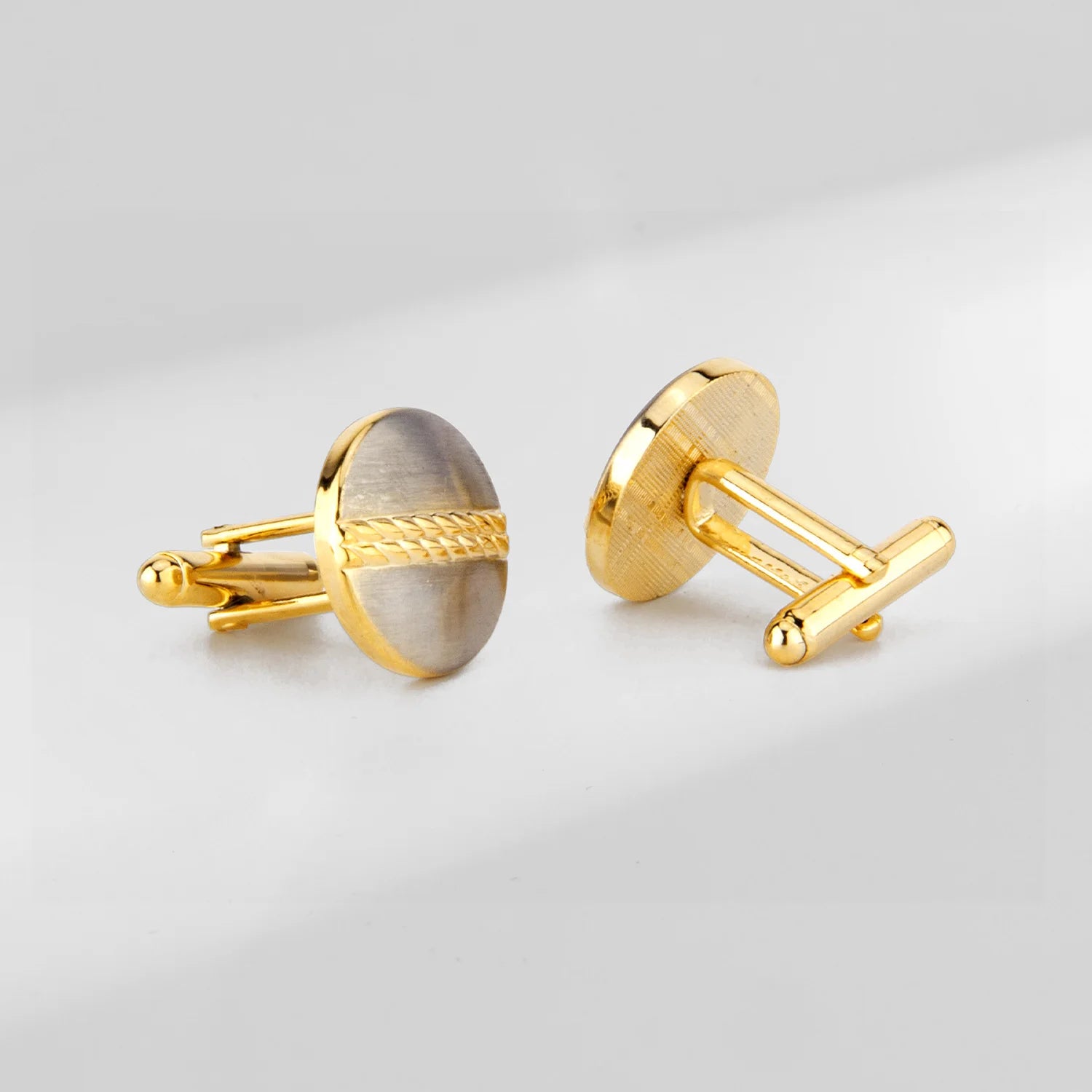 Square Cufflinks & Tie Clip Set | Unisex Dress Shirt Accessories