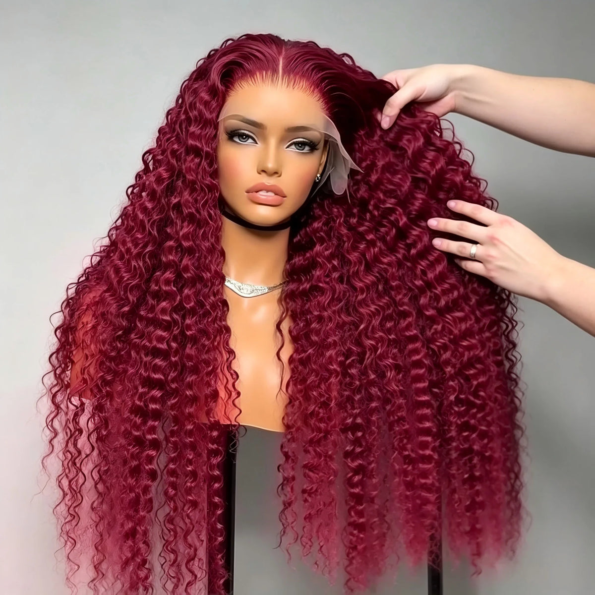 Deep Wave Lace Front Wig – 250% Density | Brazilian Human Hair | 13x4, 13x6 & 5x5