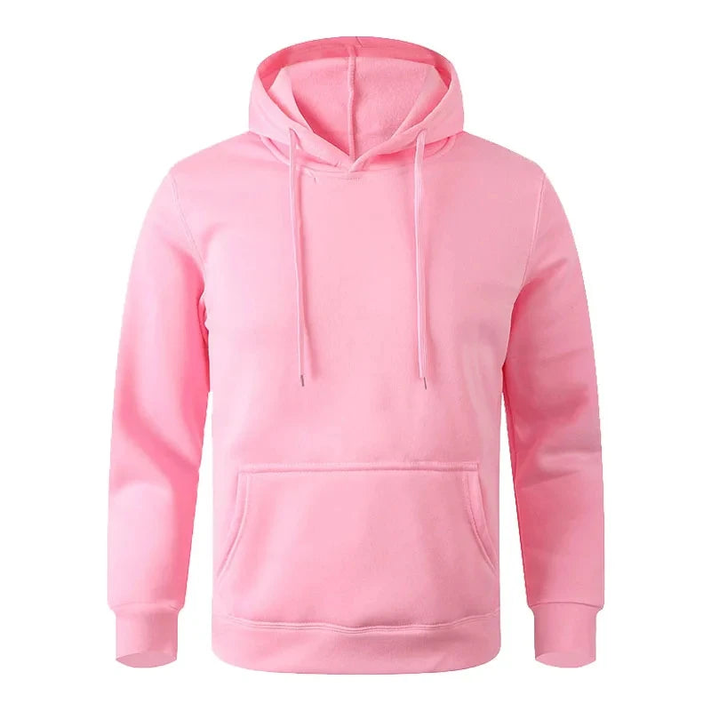 Unisex Minimalist Pullover Hoodie – Casual Fleece Sweatshirt for Men & Women