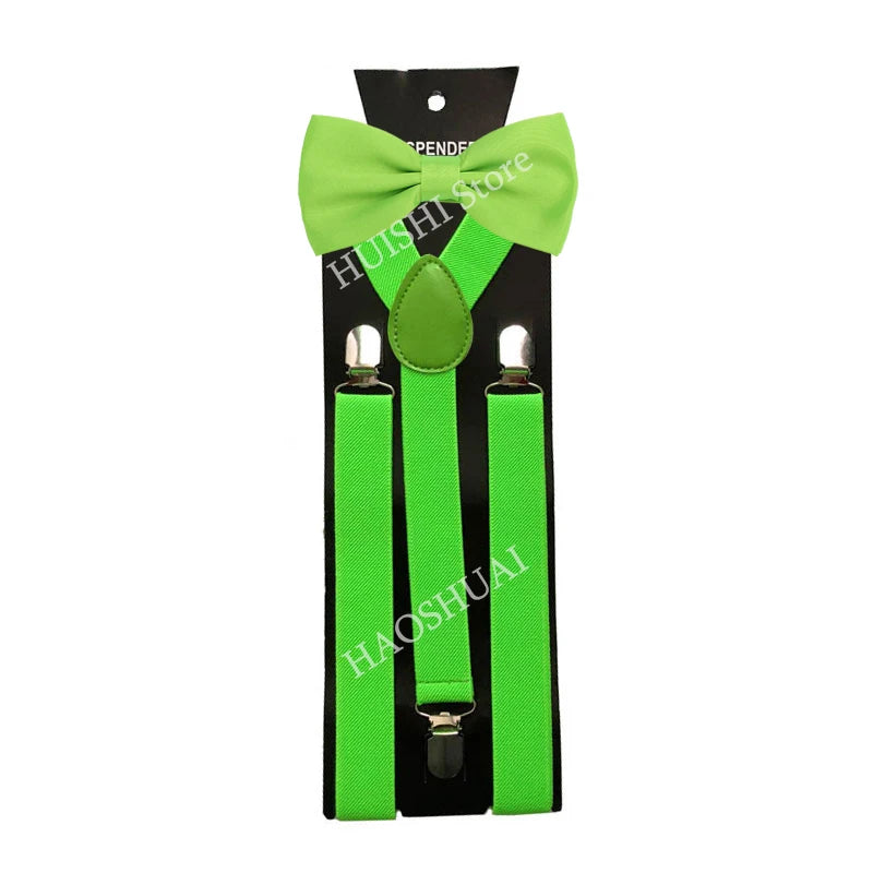 Unisex Elastic Suspenders with Bow Tie Option | The Daily Drop