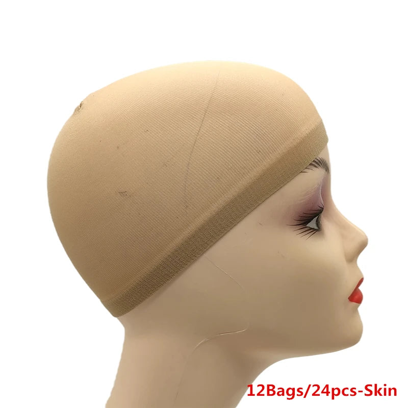 Nylon Mesh Wig Cap — Breathable Dome Cap
