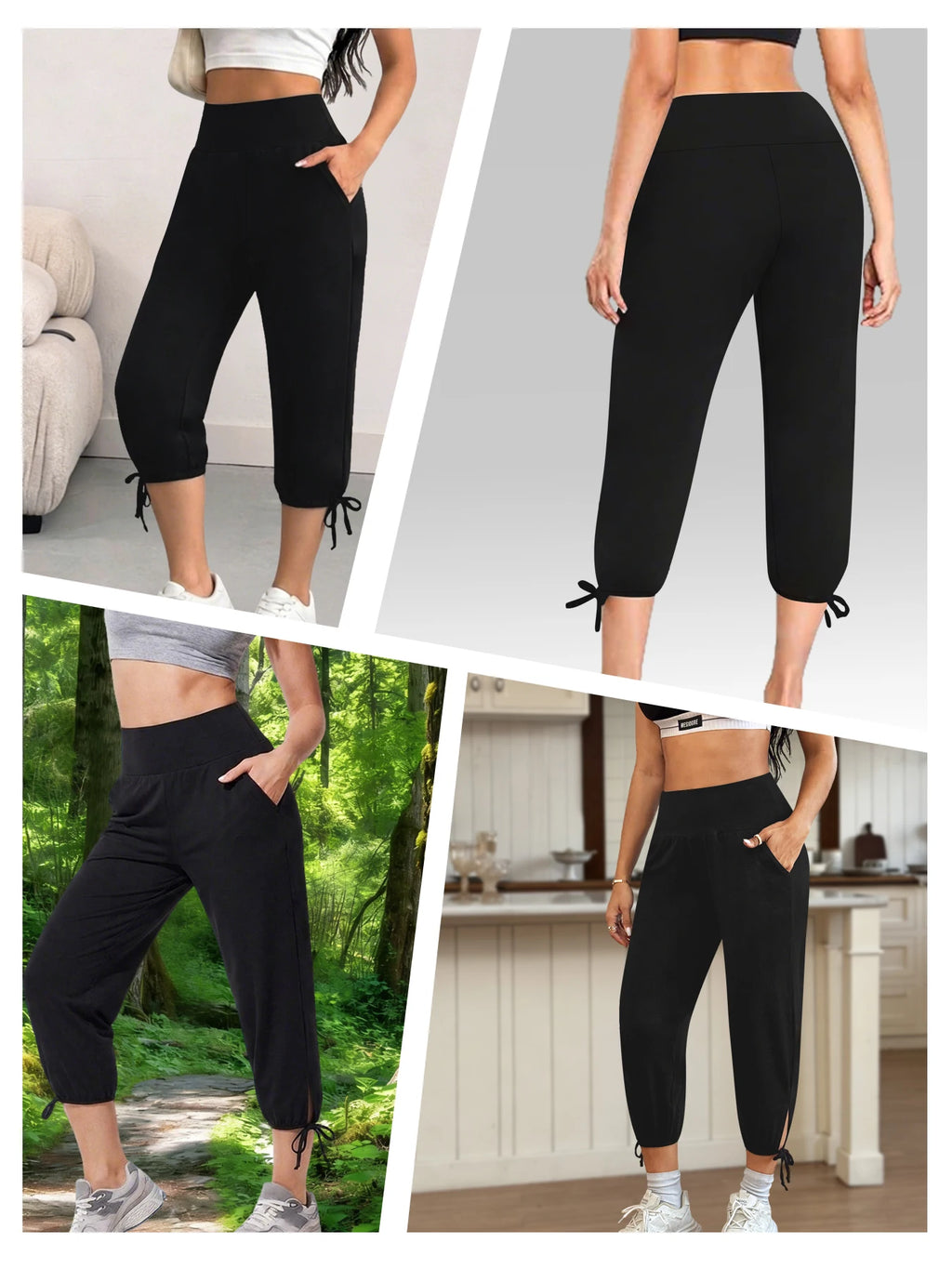 Women's Loose Yoga Jogger Pants with Pockets