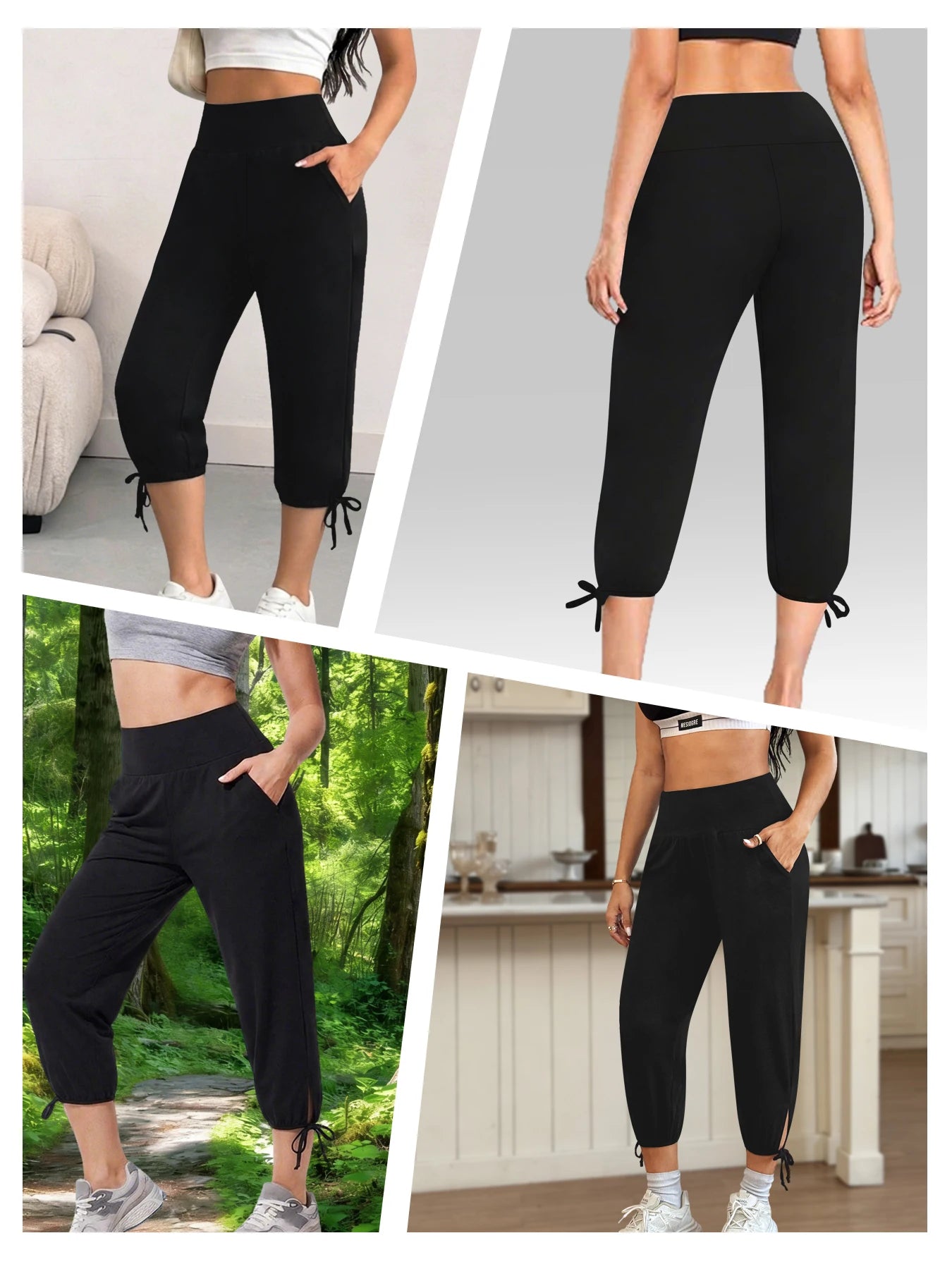 Women's Loose Yoga Jogger Pants with Pockets