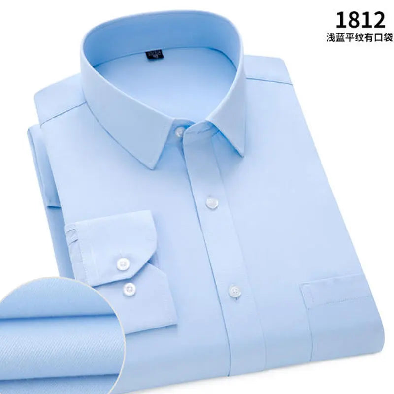 Men's Striped Slim Fit Long Sleeve Shirt