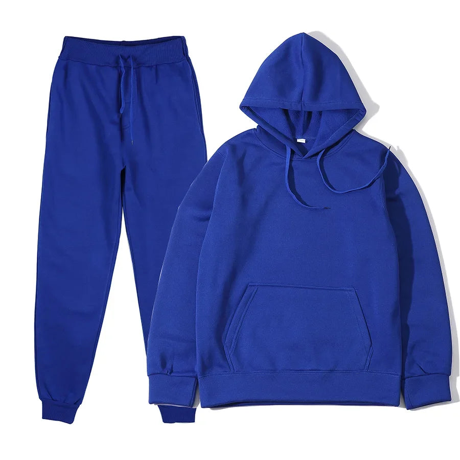 Fashion Hoodie & Sweatpants Tracksuit Set