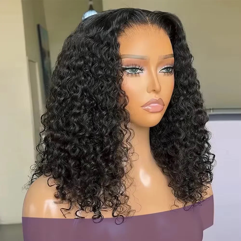Deep Wave Bob Wig – 13x4 HD Lace Front | Brazilian Human Hair