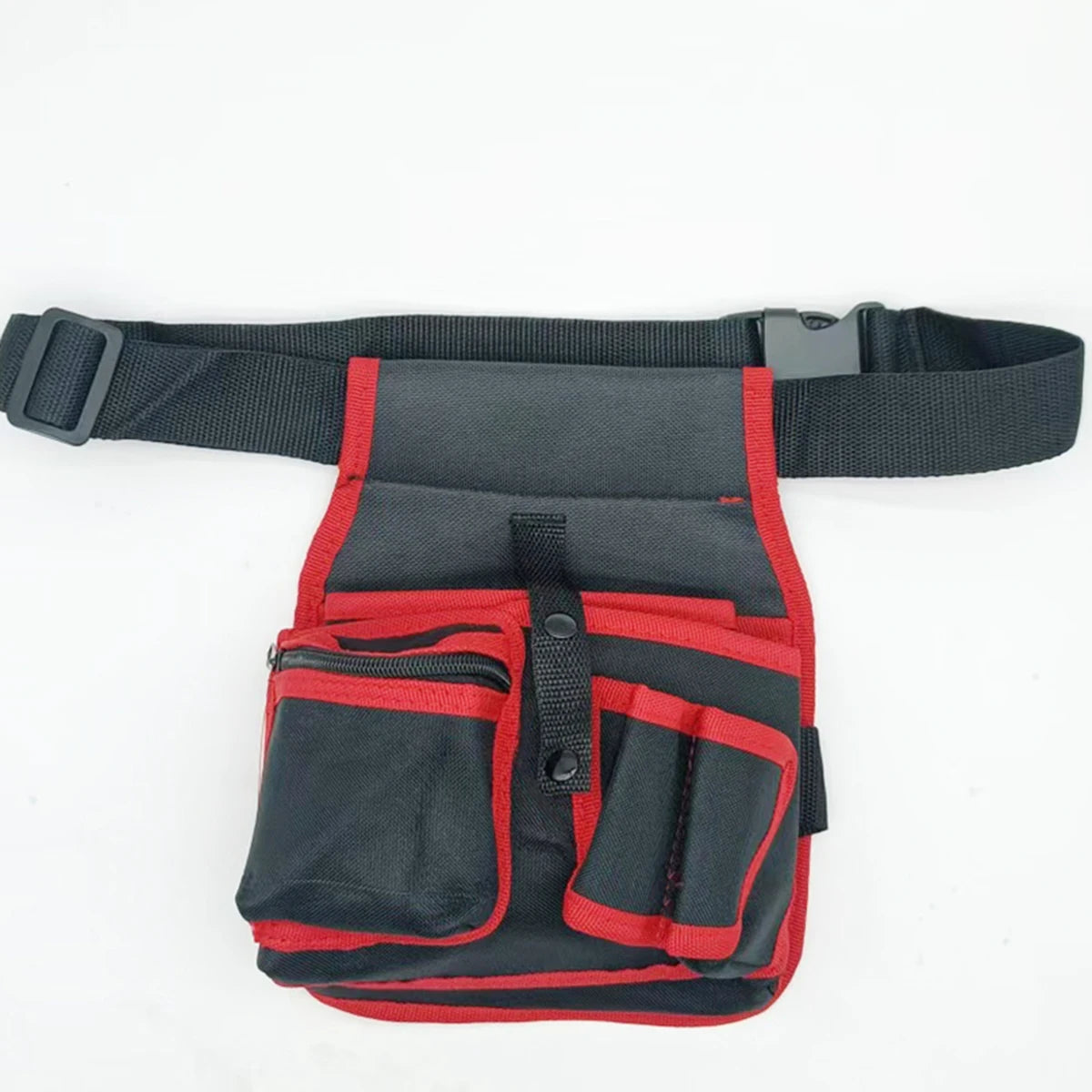 Electrician Tool Waist Bag — Nylon Belt Pouch for Hardware & Power Tools