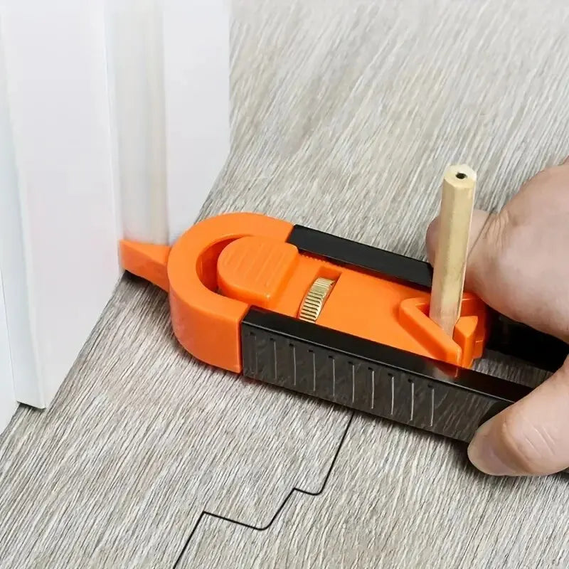 Contour Gauge Profile Duplicator — Locking Scribing Ruler for Woodworking