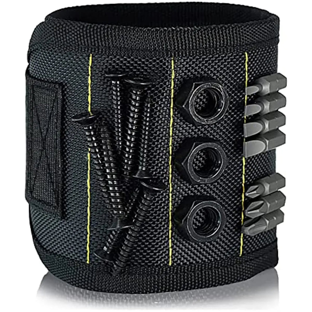 Magnetic Wristband Tool Holder – Strong Magnet Wrist Strap for Screws, Nails & Bits