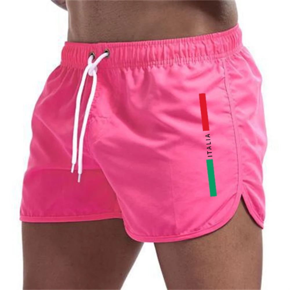 Men's Quick-Dry Beach Board Shorts – Swim & Fitness Shorts