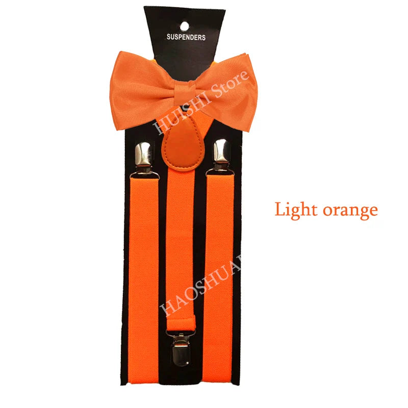 Unisex Elastic Suspenders with Bow Tie Option | The Daily Drop
