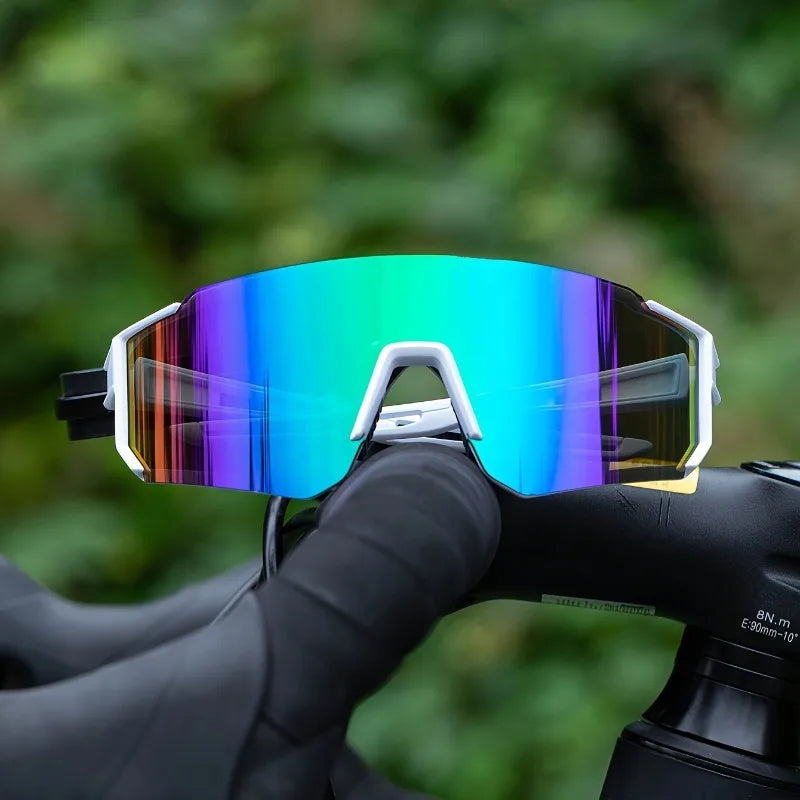 Gafas de sol de moda de montura grande para hombre – Protección UV400, ligeras y duraderas