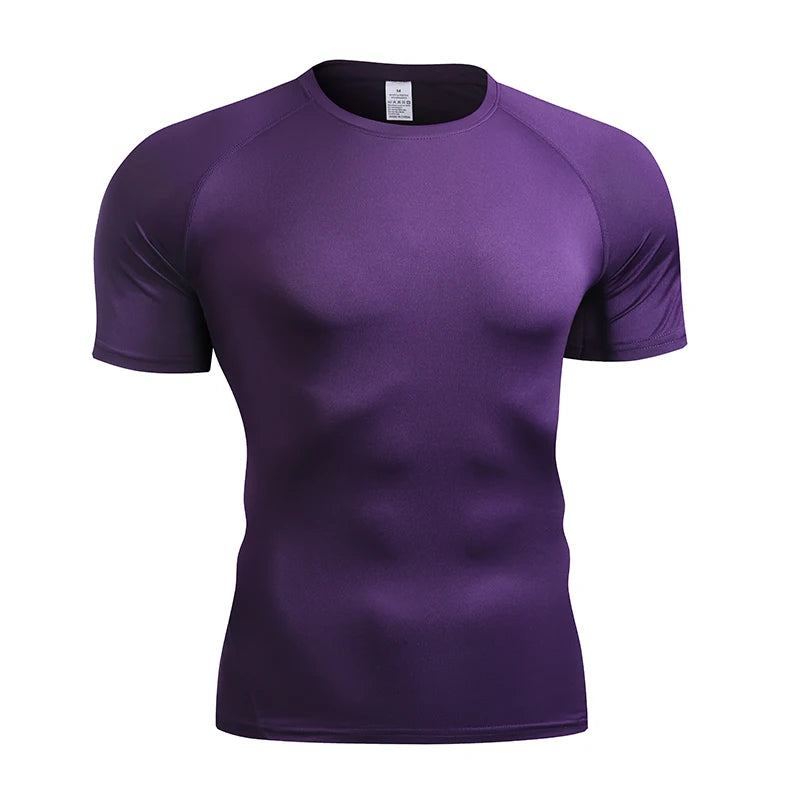 Men's Compression T-Shirt – Quick-Dry Athletic Gym & Running Top