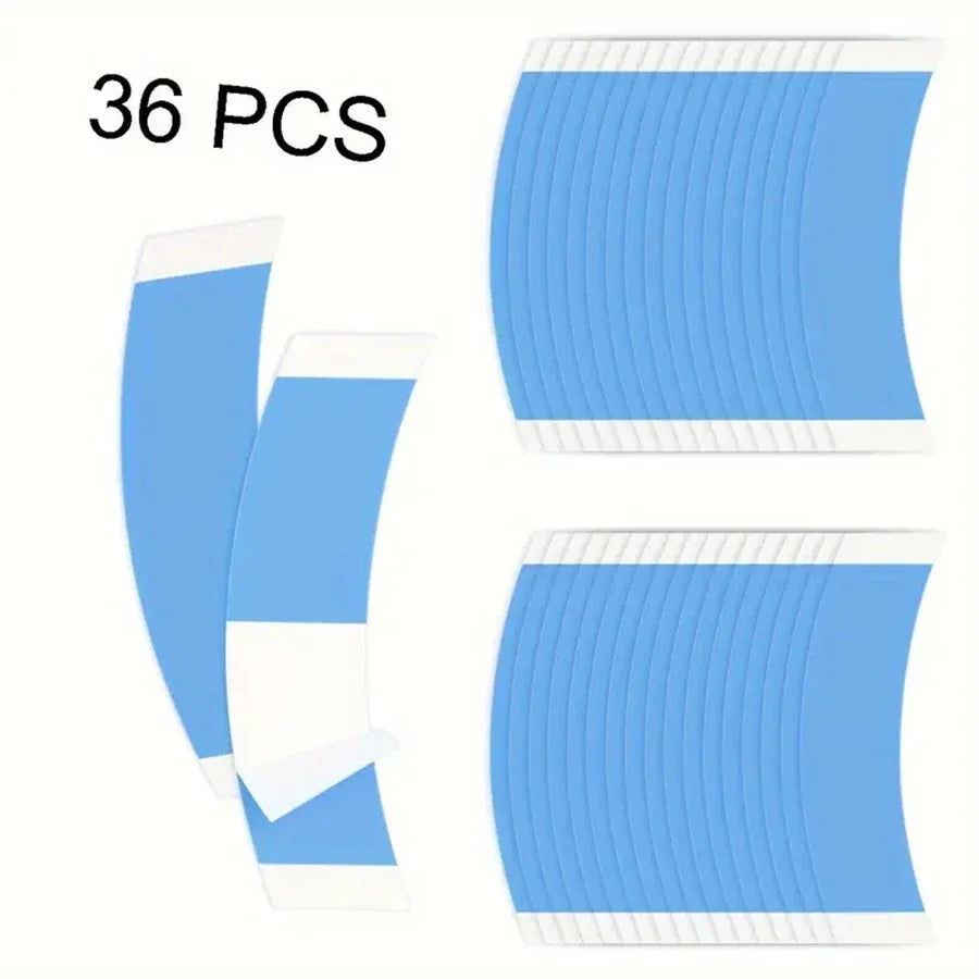 Double-Sided Wig Tape Strips — 36 Pack
