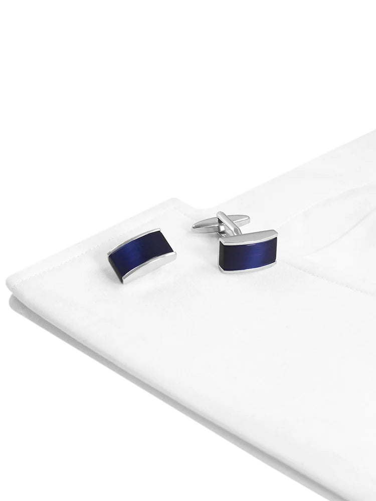 Men's Blue Opal Stone Cufflinks | The Daily Drop