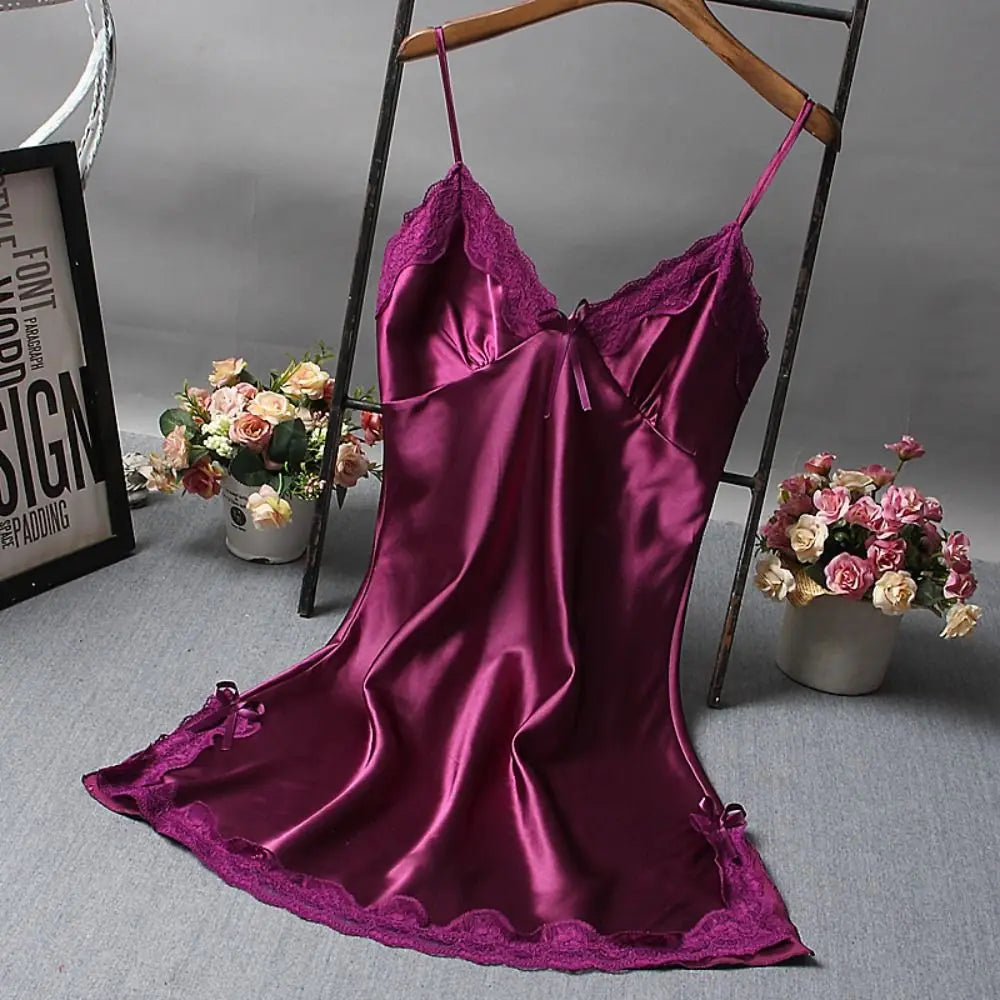 Lace Patchwork Camisole Nightgown