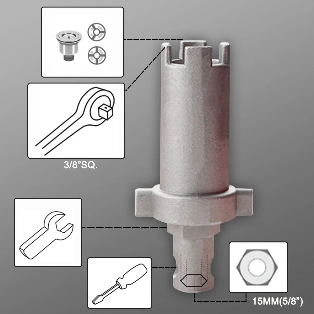Faucet & Sink Wrench Set — Multi-Function Plumbing Installer Tool