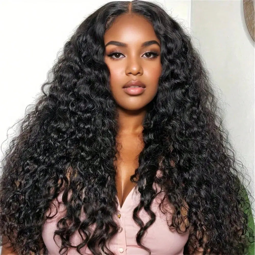 Deep Wave Lace Front Wig – 250% Density | Brazilian Human Hair | 13x4, 13x6 & 5x5