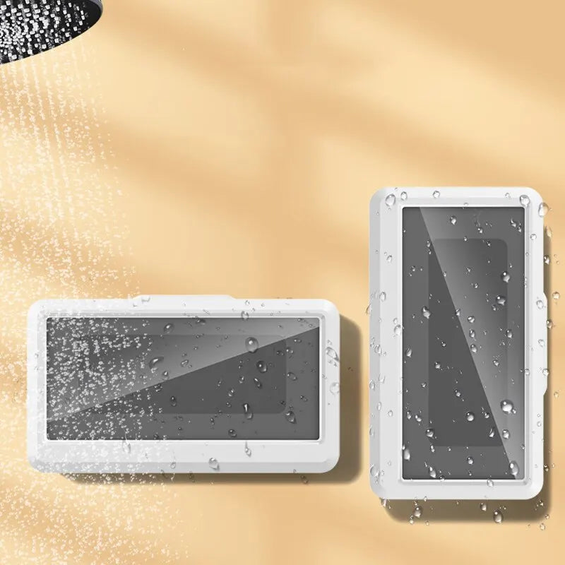 Waterproof Shower Phone Holder | Universal Wall Mount Anti-Fog Touch Screen Case