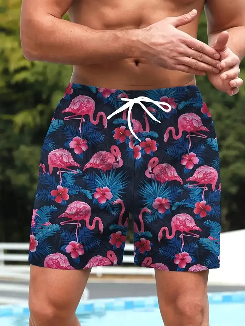 3D Printed Beach Shorts – Quick-Dry Board Shorts for Men & Kids