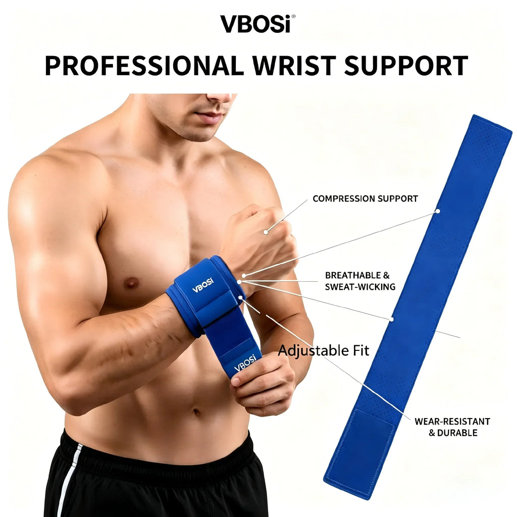 Unisex Adjustable Compression Wrist Support Brace – Sports & Tendonitis Relief
