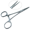 Stainless Steel Locking Hemostat Forceps — Straight & Curved Tip Clamps