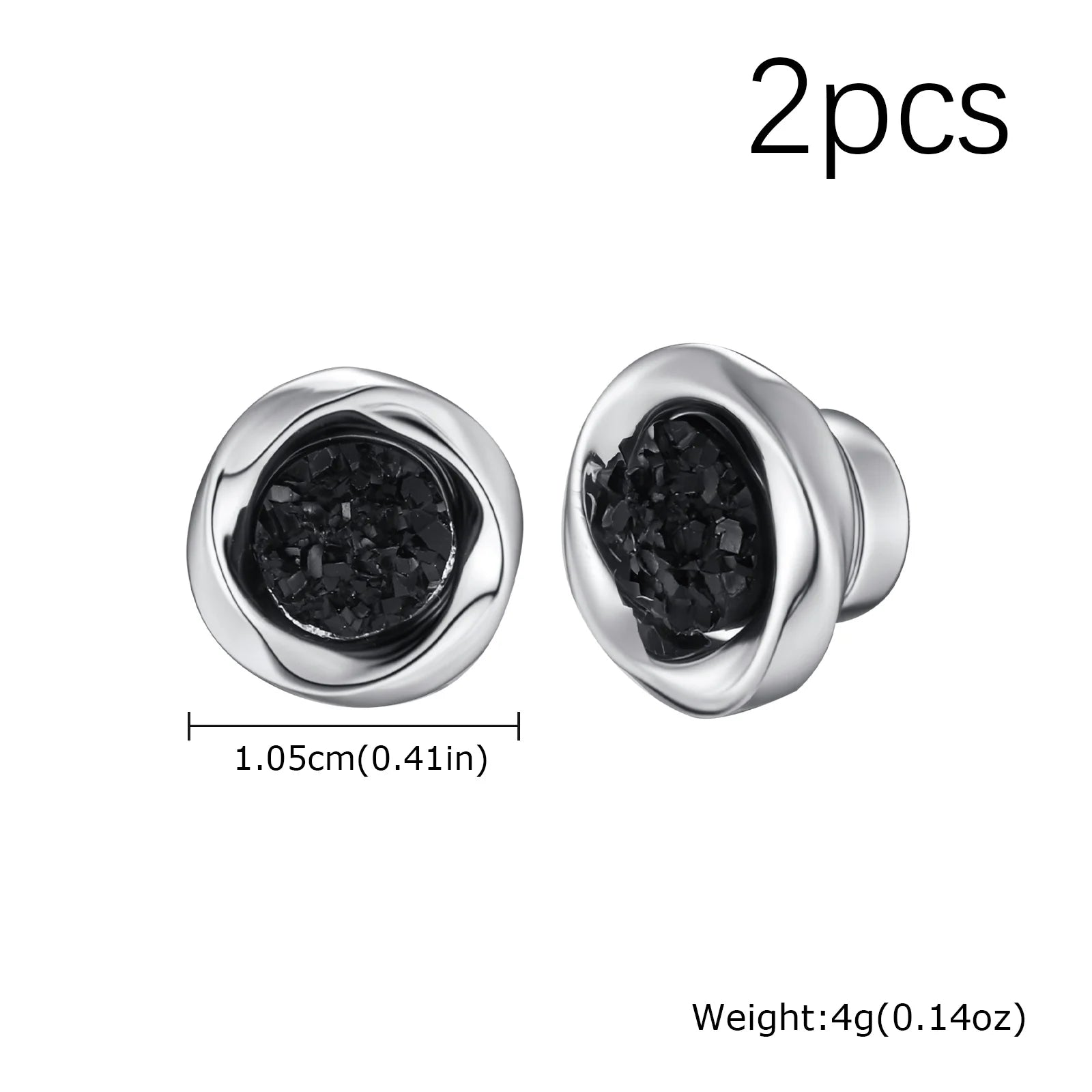 Magnetic Clip-On Zircon Earrings – No Piercing Required