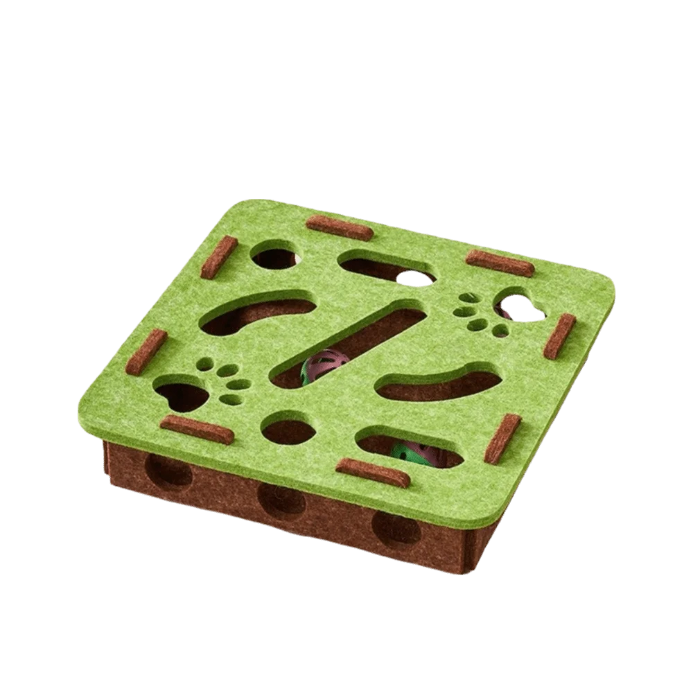 Cat Puzzle Scratch Box with Balls
