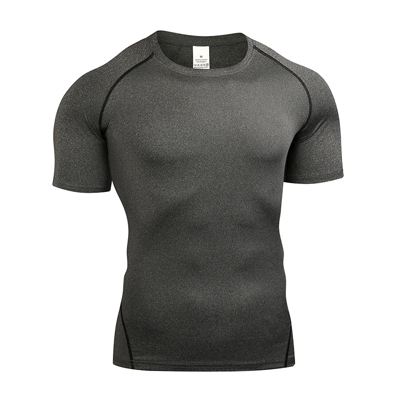 Men's Compression T-Shirt – Quick-Dry Athletic Gym & Running Top