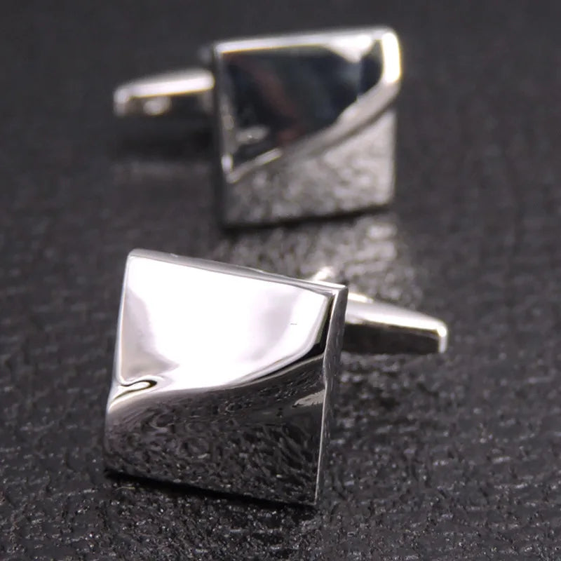 Retro Square Cufflinks | Unisex Luxury Dress Shirt Accessories