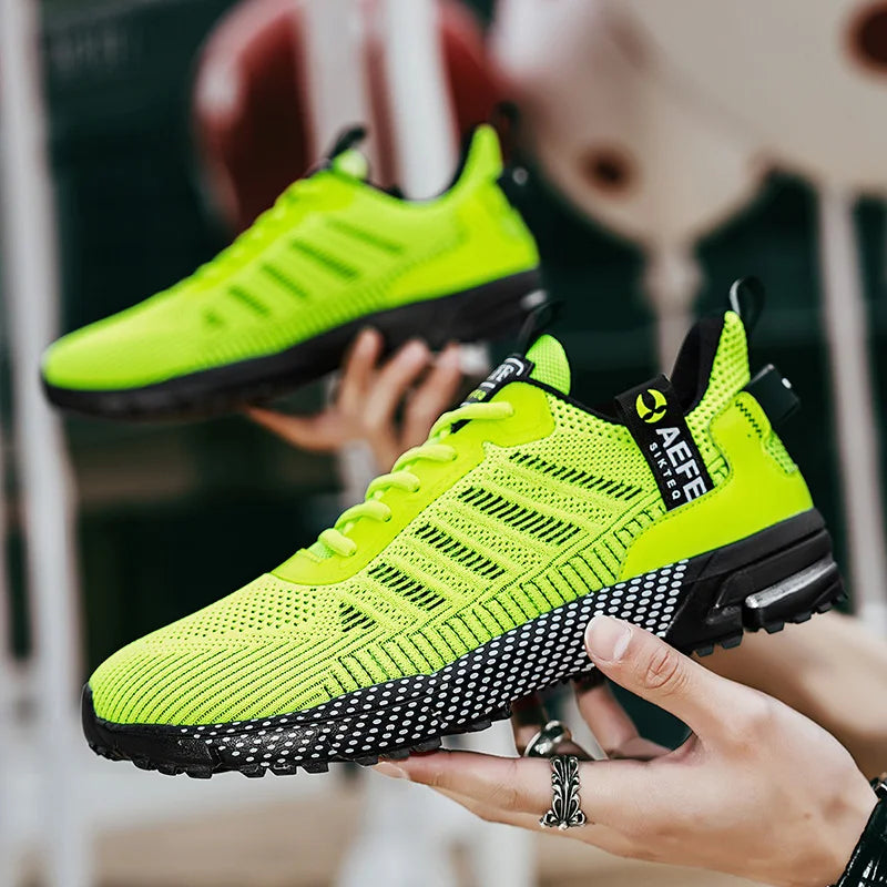 Zapatillas de running transpirables de malla para hombre | Zapatillas deportivas ligeras para exteriores