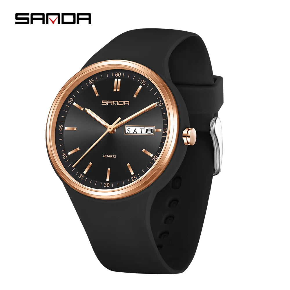 SANDA 6213 Women's Sport Digital Watch | Dual Calendar | Luminous | Water Resistant | 8 Colors