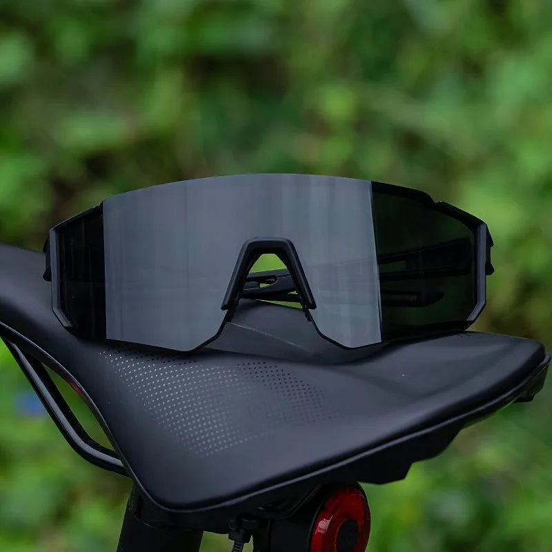 Gafas de sol de moda de montura grande para hombre – Protección UV400, ligeras y duraderas