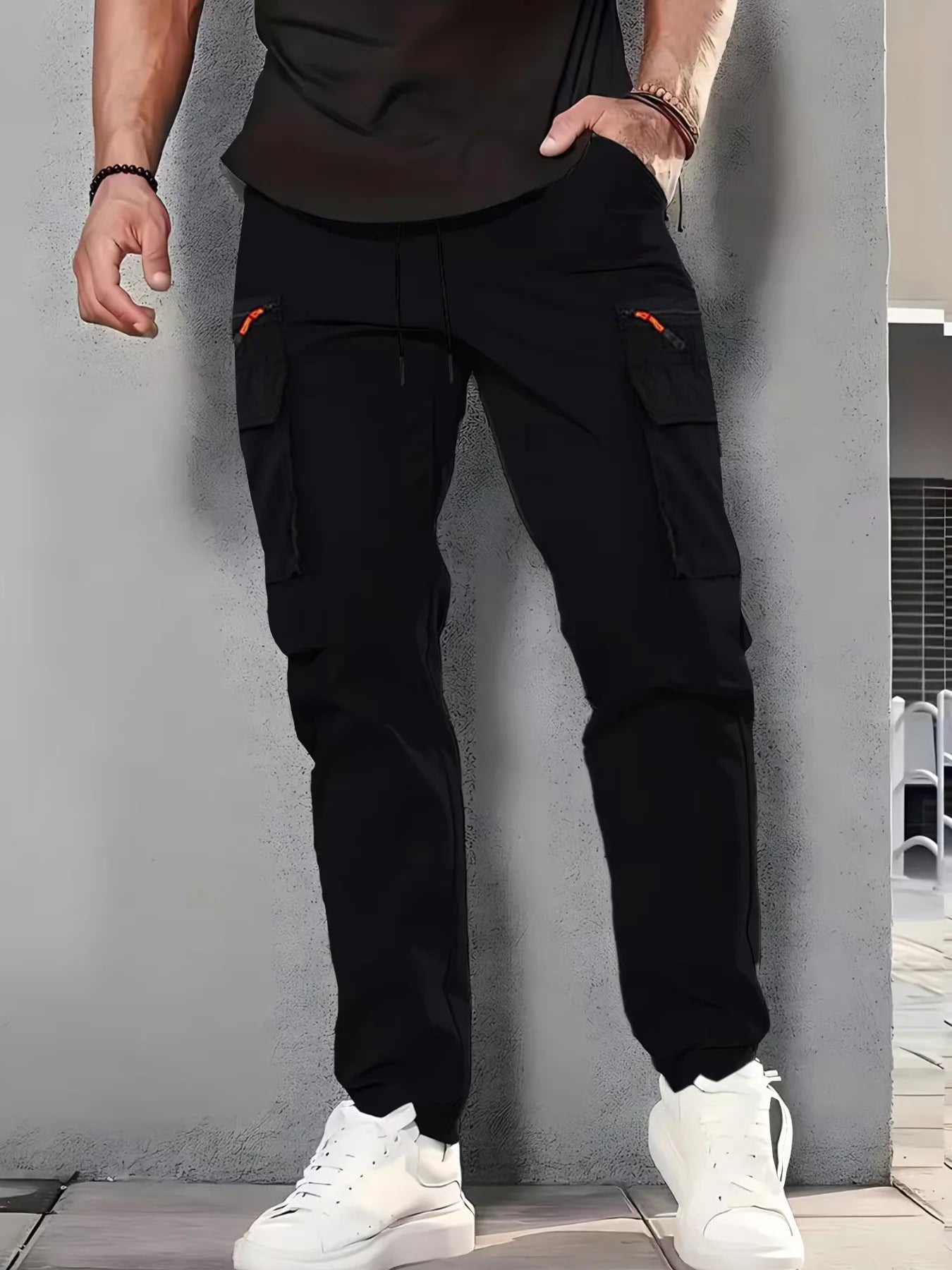 Unisex 3-Pack Multi-Pocket Cargo Pants