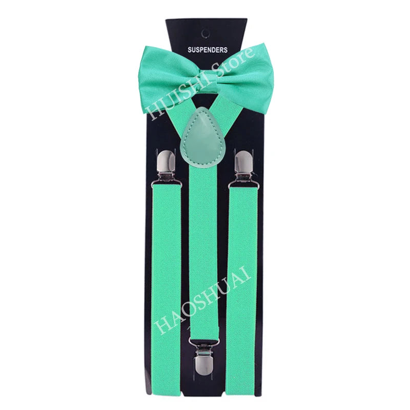 Unisex Elastic Suspenders with Bow Tie Option | The Daily Drop