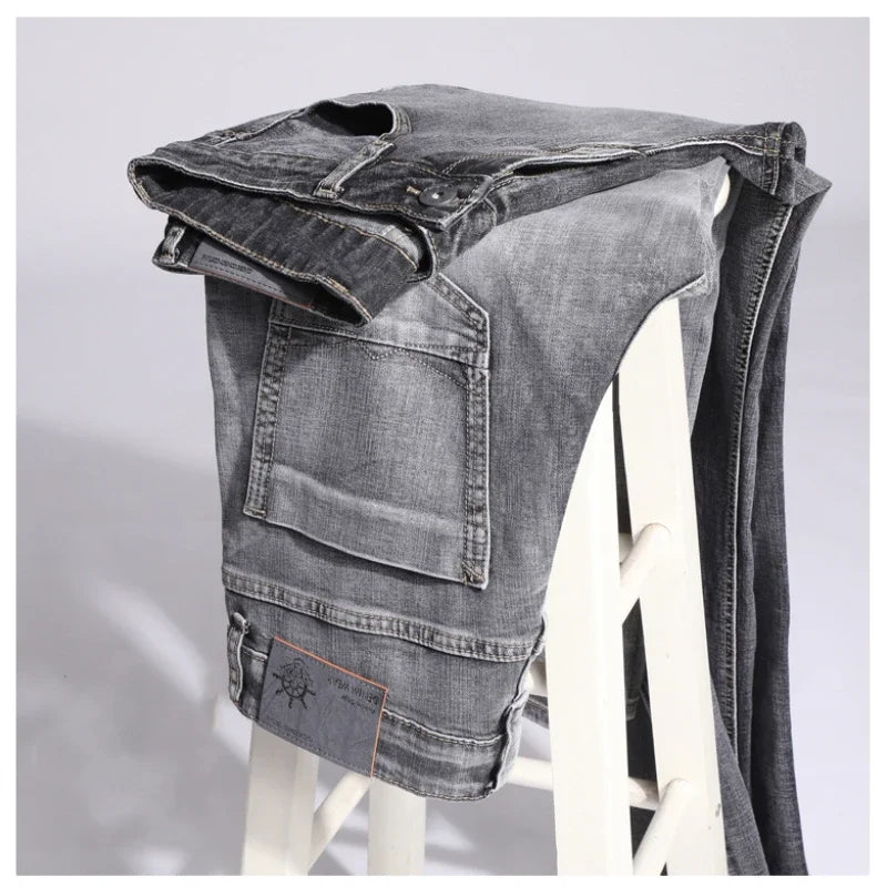 Unisex Cotton Stretch Slim Jeans