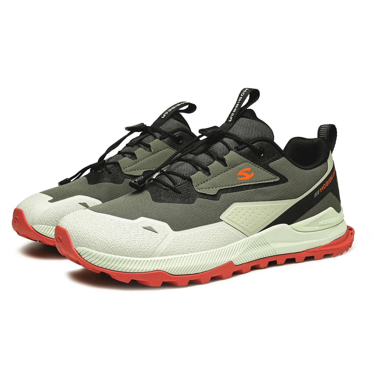 Men's Elastic Band Hiking & Walking Shoes | Non-Slip Outdoor Sneakers