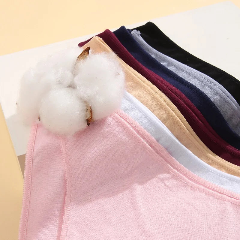 Bóxer de Algodón Sin Costuras para Mujer, Paquete de 4 | Ropa Interior Elástica Transpirable de Tiro Bajo M-XXL