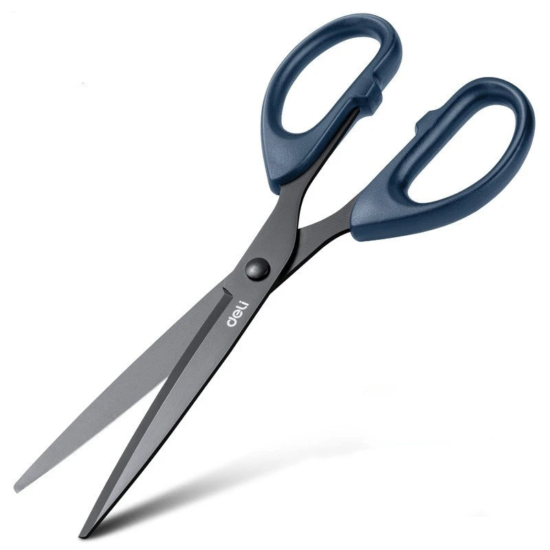 DELI Heavy Duty Office Scissors – Sharp Stainless Steel Cutting Tool