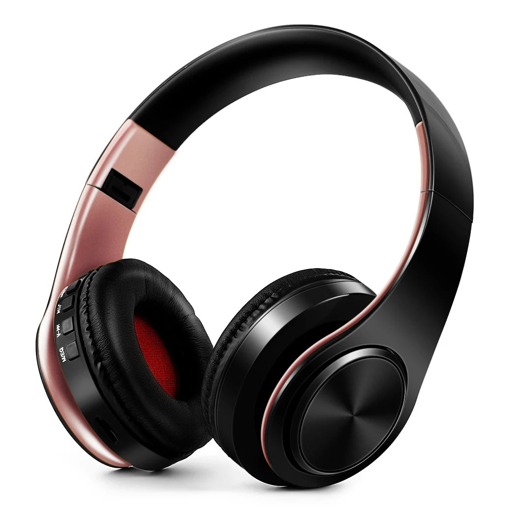 Wireless Bluetooth Over-Ear Headphones | 20Hr Battery, FM Radio & TF Card