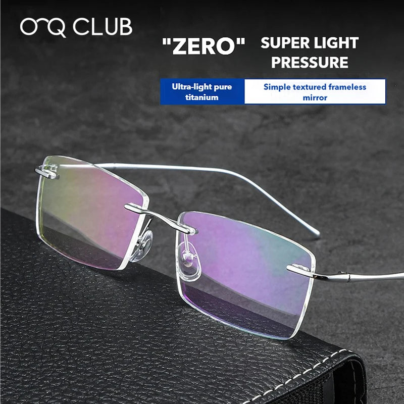 Gafas Graduadas sin Montura Ultraligeras de Titanio O-Q CLUB | Unisex