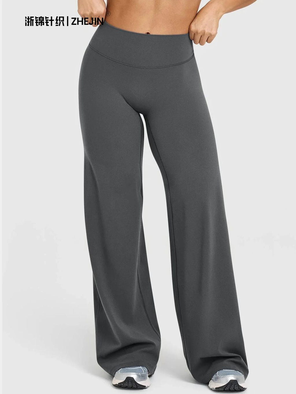 Pantalones de yoga de cintura alta y pierna ancha para mujer, levantamiento de glúteos, color marrón café, pantalones de entrenamiento, leggings acampanados, control de abdomen, ropa deportiva para gimnasio y fitness