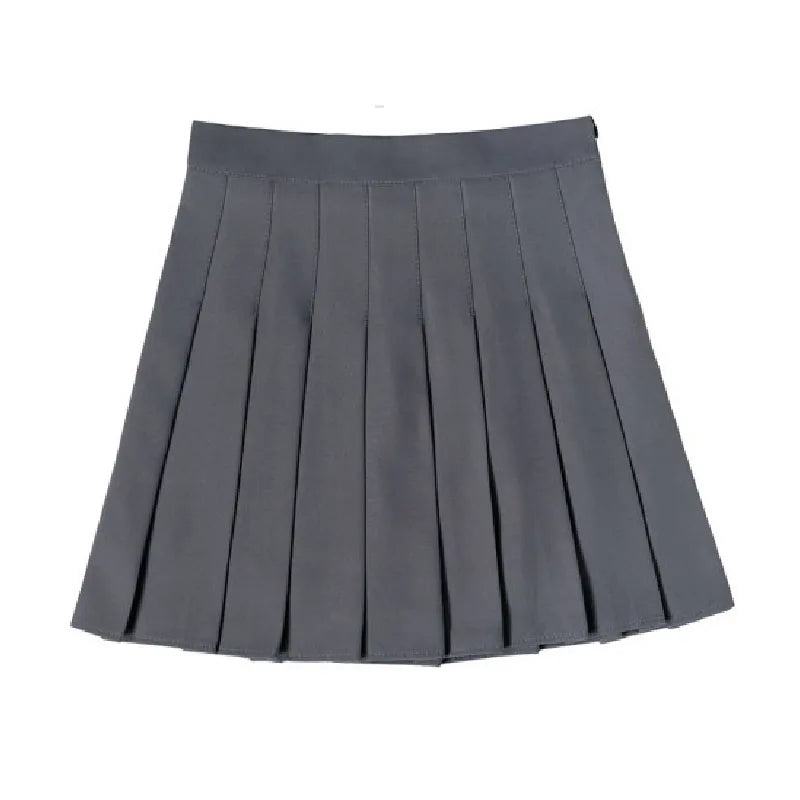 Women's High-Waist Pleated Mini Skirt